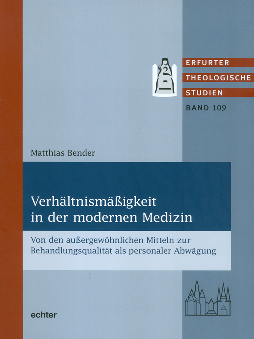 Title details for Verhältnismäßigkeit in der modernen Medizin by Matthias Bender - Available